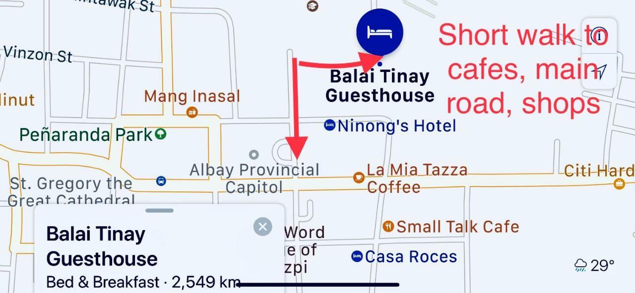 Balai Tinay Guesthouse Legazpi City Exteriör bild